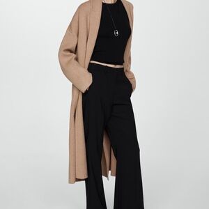 MANGO Oversized Knitted Cost with Pockets Size S